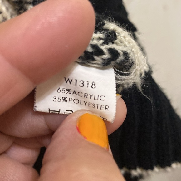 - Black and white open cardigan - Picture 6 of 7